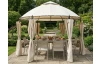 Zahradní altán Nerano 350x350 cm, béžový