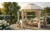 Zahradní altán Nerano 350x350 cm, béžový