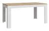 Rozkládací jídelní stůl Bohol 160x90 cm, modřín/dub riviera