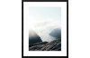 Fotorámeček Iceland 40x50 cm, černý dřevěný dekor