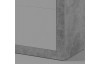 Komoda Stone 147 cm, beton/bílá