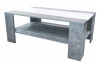 Konferenční stolek Louis, beton/bílá