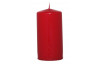 Válcová svíčka červená, 12 cm