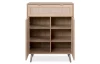 Komoda/botník se zásuvkou Bali, dub sonoma/výplet