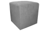 Taburet Bali, 40x40 cm, holubí šedá látka