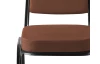 Jídelní židle Jazz, hnědá látka