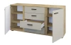 Komoda se zásuvkami Kanada, 170 cm, dub artisan/kašmírová béžová