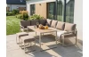 Jídelní sestava zahradního nábytku Grosseto, béžová