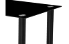 Jídelní stůl Tabor, 140x80 cm, černý