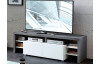 TV stolek Torino, tmavý beton/bílý