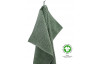Ručník Ocean, BIO bavlna, tmavě zelený, vlnkovaný vzor, 50x100 cm