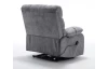 Křeslo s elektrickým polohováním Oscar Giant, šedá látka
