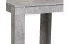 Jídelní set (3 díly) Duo, šedý beton/šedá ekokůže
