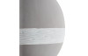 Stolní lampa Creto 33 cm, šedá/bílá