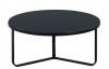 Kulatý konferenční stolek Boston 80 cm, černý