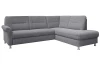 Rohová sedací souprava 7405, černo-šedá tkanina, pravý roh, bez rozkladu