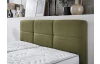 Postel Domango 180x200 cm, olivově zelená látka