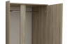 Šatní skříň Carlos, dub sonoma, 152 cm