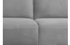 Rohová sedací souprava Bella, světle šedá látka, pravý roh
