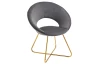 Jídelní židle Elisa, kouřově šedá látka