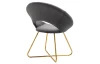 Jídelní židle Elisa, kouřově šedá látka