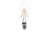 LED žárovka Filament svíčka, E14, 3,4 W, 470 lm
