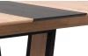 Rozkládací jídelní stůl Laria 160x90 cm, dub artisan/černý