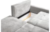 Rohová sedací souprava Kevin, krémová látka, pravý roh