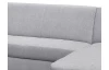 Sedací souprava 7433, světle šedá látka, tvar levé U, bez funkcí
