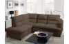 Rohová sedací souprava Gusto OT(BK)-2F, hnědá látka