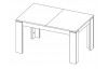 Jídelní stůl Universal 160x90 cm, bělená pinie
