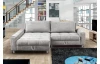 Rohová sedací souprava Kevin, krémová látka, levý roh
