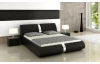Postel Arte 160x200 cm, černá ekokůže