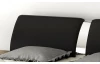 Postel Arte 160x200 cm, černá ekokůže