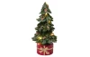 Dekorace LED vánoční stromeček, 13x27 cm