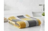 Osuška Pantone Karo 70x140 cm, žlutá