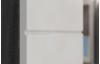 Závěsná koupelnová skříňka Scout, šedý dub/bílá lesk