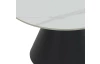 Sada 2 kulatých stolků Dustin, 70 cm/50 cm, bílá imitace mramoru