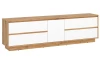 TV skříňka Foggia 188 cm, dub artisan/bílá