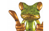 Nástěnný věšák Frog 89908