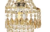 Lustr Chelsea, imitace zlatých křišťálů