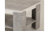 Konferenční stolek Tim, šedý beton/bílý
