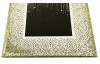 Fotorámeček skleněný 10x15 cm, zlaté třpytivé tečky