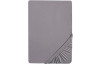 Napínací prostěradlo Jersey Castell 140x200 cm, stříbrné