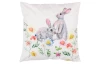 Dekorační povlak na polštář Velikonoční motiv - zajíčci, 45x45 cm
