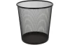Odpadkový koš na papír 28 cm, černý kov