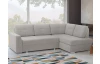 Rohová sedací souprava Stilo, středně šedá látka, pravý roh