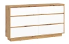 Komoda Foggia 153 cm, dub artisan/bílá