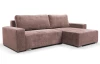 Rohová sedací souprava Anafi, tmavě růžová látka