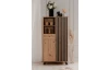 Vysoká komoda Merida, 80 cm, dub artisan/antracit